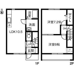 碧南駅 徒歩21分 1-2階の物件間取画像